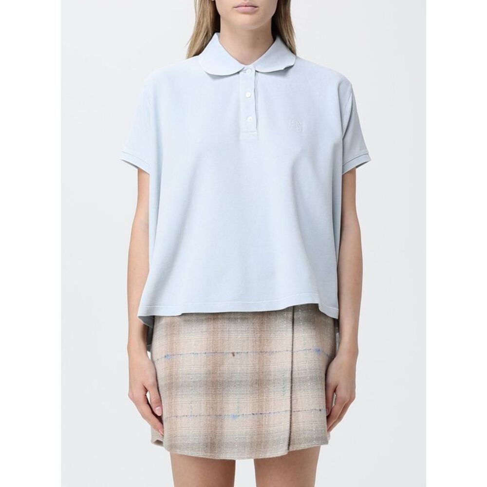Loewe Polo Shirt Woman Gnawed Blue